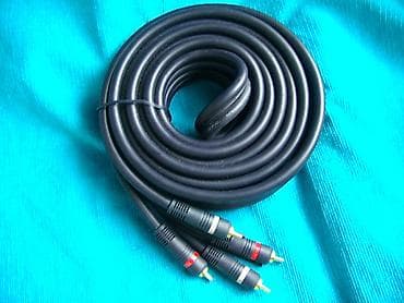 idealan poklon: 2x RCA na 2x RCA audio kabl – 5 m, OFC - Dužina: 5 metara – idealno — 1