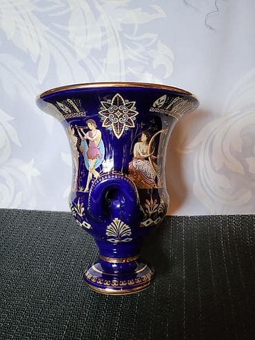 Other Home Decor: Cup,vaza 1960g+ nov grcki,porcelanski,rucno oslikan 24 kar.zlatom — 9