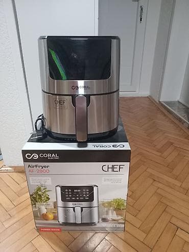 zepter kula: Coral Electric AirFryer AF-2600 – CHEF - Zapremina: 5 l - Snaga: 1500 — 2