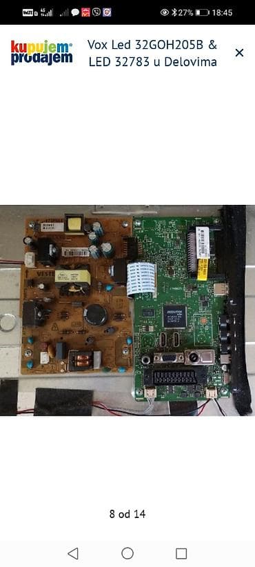 lidl aparat za espreso: Vox LED televizori za delove – modeli LED 32GOH205B i LED 32783 — 9