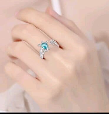 swatch prstenje: Ženski prsten, Materijal: Cirkon, Kristal, Srebro — 4