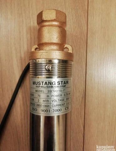 Baštenski nameštaj: Pumpa Raketa MUSTANG STAR 80mm 550W Model 3SDM2/14-1" Tehničke — 3