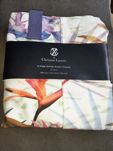 karl lagerfild torbe: Material: Canvas, color - White — 2