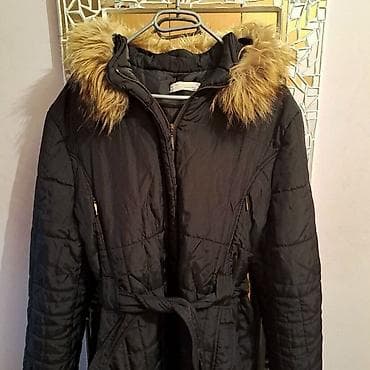 iqos prodaja: Zenska crna jakna, velicina XL. Pojas se skida, takodje i kapuljaca, a — 3