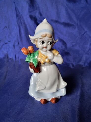 flase sa natpisom: Figura nova,vintaz,holandjanka sa lalama porcelanska. Nova — 3