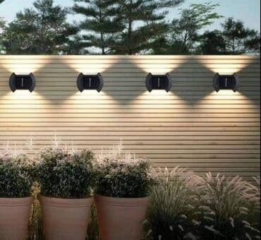 solarne lampe za dvorista: Solarna zidna lampa solarna zidna lampa Izvor svetlosti: 2LED/8LED — 1