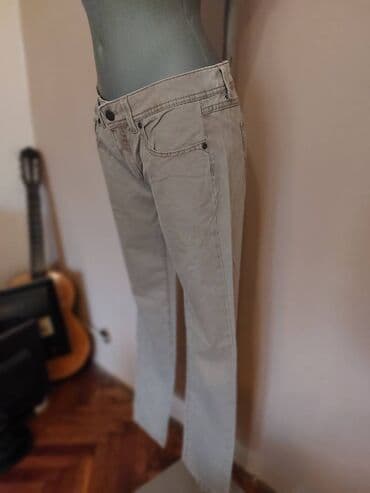 nine west gleznjace: Farmerke jeans west slim fit farmerke, sivo/bež boje, u odličnom — 4
