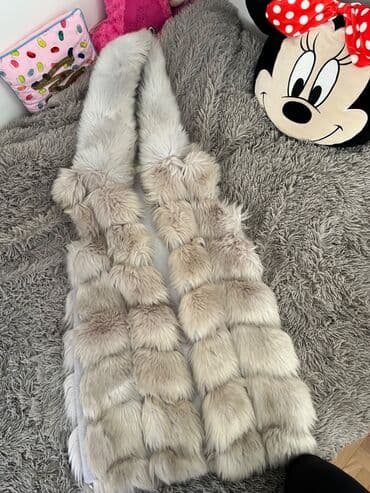 teddy bear jacket h m: M, S, L, Arctic fox, color - peach — 1
