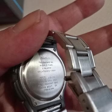 CASIO AW 80-TELEMEMO 30 -KOMPLET SET ORGINAL .metalna narukvicaWR — 9