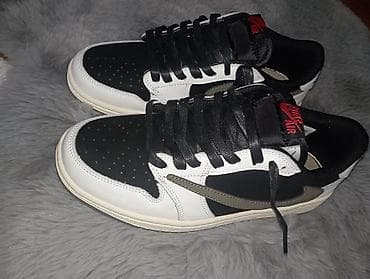 crne lakovane sandale: Patike Nike Air Jordan 1 – Travis Scott inspiracija - Model: AJ1 — 6