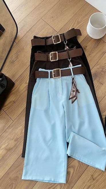 fred perry kosulje: Ženske bermude sa visokim strukom i širokim nogavicama do ispod — 6