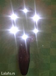 pijacni kantar cena: Lupa 4x uvećava sa osvetljenjem od 6 led dioda, promera 65mm nova — 1