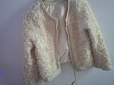 Jakna D.D. Style S/M – krem boje, bogato teksturirana - Model: kratka — 2