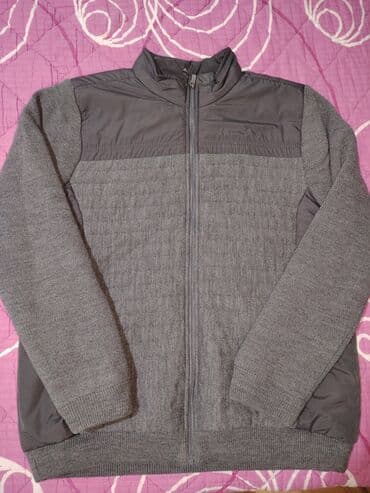Sweatshirts: Transitional jacket, Nylon, 2XL (EU 56), Lc Waikiki, color - Grey — 1