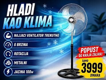🔥 HLADI KAO KLIMA – BEZ BACANJA PARA NA KLIMU! Zaboravite na slabe