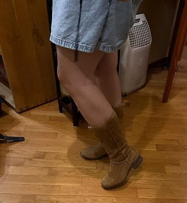 ikkii boots: UGG ženske čizme do listova, od prirodne brušene kože (an tilop). - — 5