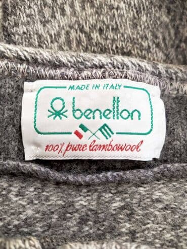 Venčanice i aksesoari: Džemper, Benetton, bоја - Siva, Vuna — 8