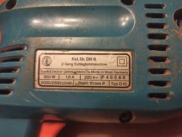 Električni alati: Original mala bušilica BLACK&DECKER, potpuno ispravna, dve brzine — 3