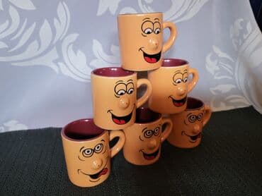 solje za caj: Soljice nove,vintaz za espresso,kafu,italijanske. Soljice za — 6