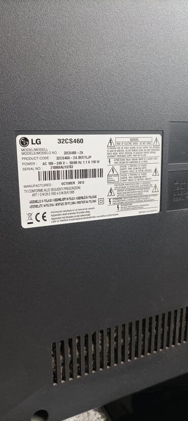povezivanje ugradne rerne i ploce: LG 32CS460 LCD TV u extra stanju sa daljinskim.Dijagonala ekrana 82 — 3
