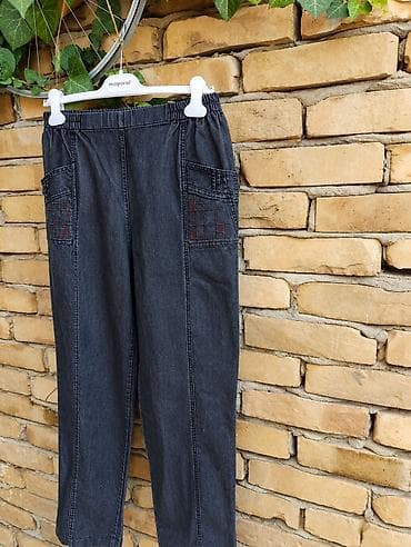 Pantalone: Pantalone – veličina L, lagane - Materijal: tanji teksas/denim u — 1
