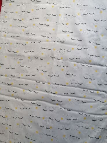 Figure: Posteljina pamuk turski 100 % Dužina i širina po meri. Obrađene ivice — 1