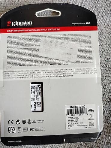 dobro jutro kafica za tebe: Hard disk Kingston A400 SSD od 240 GB, koji koristi 2.5-inčni SATA — 2