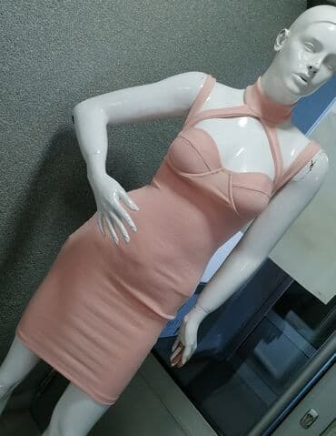 S (EU 36), bоја - Roze, Koktel, klub, Na bretele