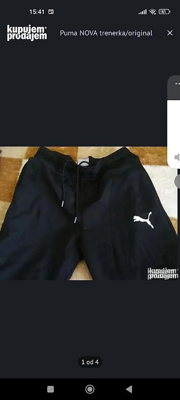 puma mantil: Trenerka Puma, bоја - Crna — 1