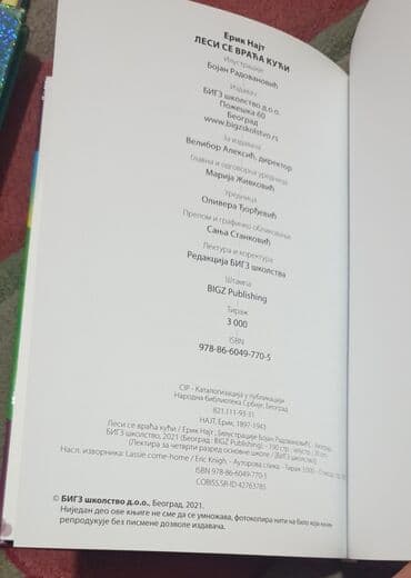 lektire za 5 razred pdf: Lesi se vraca kuci, Erik Najt knjiga za decu, lektira za 4 razred — 3