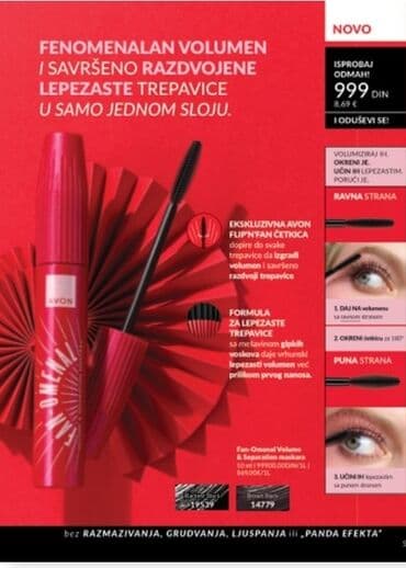 rotirajuća četka za kosu lidl: Avon Exxxtravert maskara za volumen trepavica pruža trenutni efekat i — 35