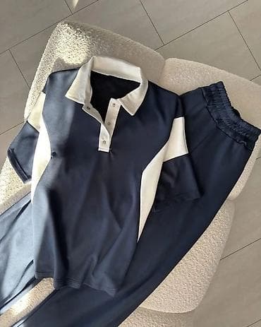 ugg na platformu: Dvorski ženski komplet – polo majica + široke pantalone - Dvodijelni — 5