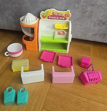 kopačke na prodaju: Shopkins Easy Squeezy Fruit & Veg štand set igračaka iz prve — 3