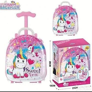 nike za devojčice: Dečji set “DIY Toy Backpack” – koferčić/ranac sa točkićima i kompletom — 6