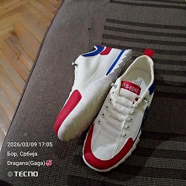 premiata patike: Patike – sportsko/leisure model - Dizajn: bele patike sa crvenim i — 2