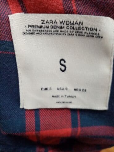tunika boho style: Zara, S (EU 36), Karirani, bоја - Šareno — 5