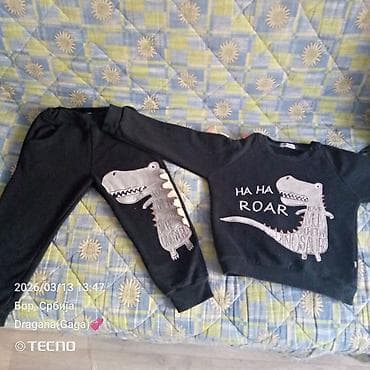 Dečiji komplet i odeća za dečake – više komada - Crni duks i donji