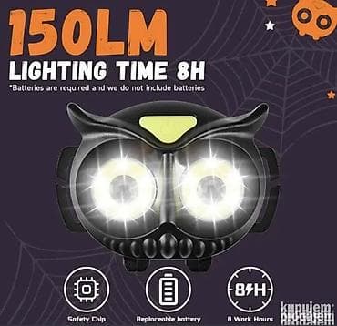 pariska noc simpo: LED čeona lampa u obliku sove - Atraktivna i praktična LED lampa — 4