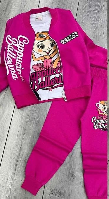 Dečiji komplet “Cappuccino Ballerina” – trodelni set za devojčice u