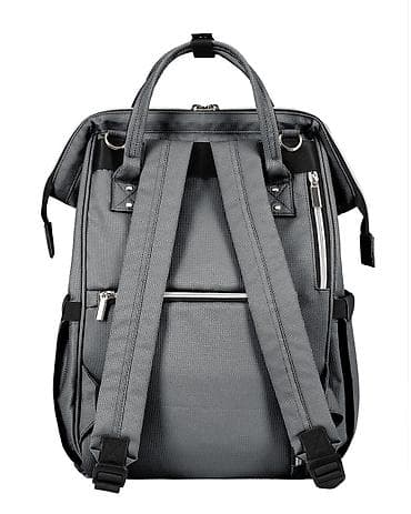 deciji satovi igracke: KikkaBoo Torba za mame Siena premium – dark grey (Šifra: KKB2) — 2