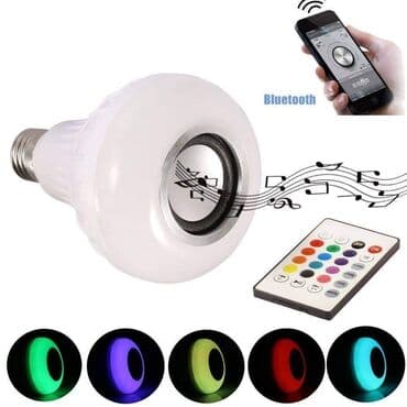 led sijalice jacina: 1300din LED Bluetooth Muzička Sijalica-Zvučnik sa daljinskim RGB LED — 2