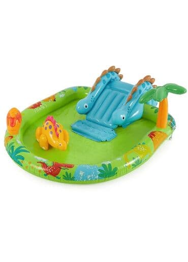 Bazeni i oprema: 💦 Intex Little Dino bazen igraonica za decu sa prskalicom 💦 — 5