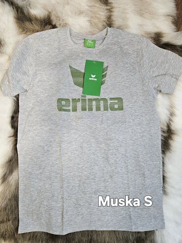 obuca ruma: Majica na kratke rukave, S, bоја - Siva, Pamuk — 2