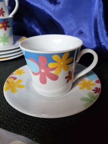 solje za caj: Solje nove vece za kafe caj iz 80ih Mittrteich Nemacka. Solje — 9
