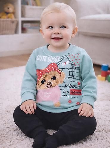 novi tech fleece: 💖 Presladak komplet za devojčice – 💖 ✨ Mekan i prijatan materijal ✨ — 1