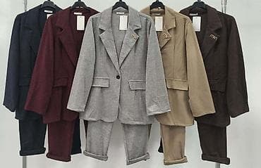 topici: Damski komplet – sako i pantalone - Kroj: klasičan ženski sako sa — 2