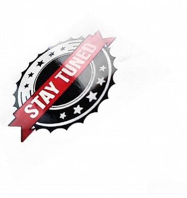 torbe b: Stay TUNED - Nalepnica - 1596 📌 Opis: Samolepljiva nalepnica izrađena — 1
