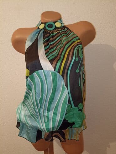 Women's Sweatsuits: S, Silk, Floral, color - Green — 3