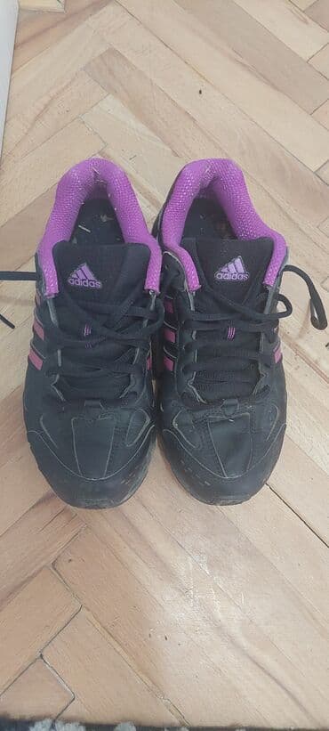 bež čizme od brušene kože: Adidas, 36, color - Black — 2