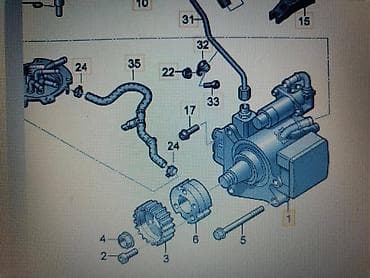 COMMON RAIL PUMPA ZA VOLKSWAGEN GOLF 6 OD 2008. DO 2012. GOD. -